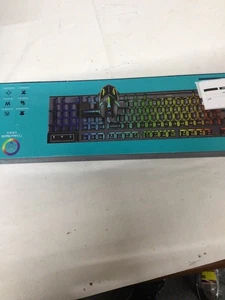 SHIPADOO C500 RGB 104 klawisze Gaming Keyboard and Mouse Combo, czarny (42600) - Zdjęcie 1 z 4