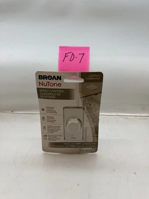 Ventilador de ventilación de escape Broan/NuTone dial de control de velocidad ajustable (SC100W) Foto 1 de 3