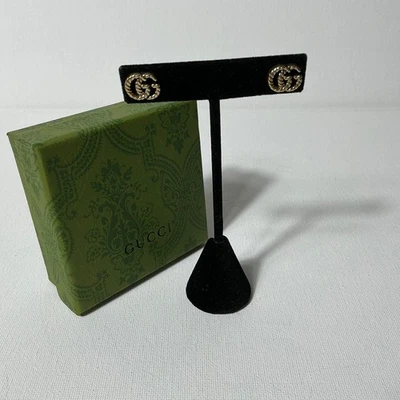 Gucci GG Small Gold Earrings with Box - Image 1 of 3