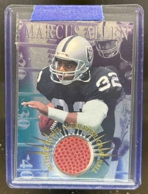 1996 Collector's Edge Advantage Marcus Allen Super Bowl Game Ball #SB7 Chiefs - Image 1 of 2