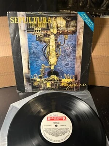 SEPULTURA Chaos A.D. Brazil 1993 Original Vinyl LP Heavy Metal RDP Rare Thrash - Bild 1 von 9