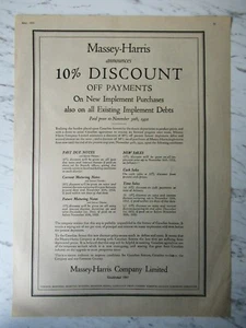 1932 Massey-Harris announces 10% discount print  AD - Picture 1 of 1