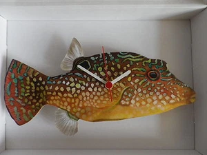 SHARP NOSED PUFFER MARINE FISH WALL CLOCK. NEW AND BOXED. - Picture 1 of 1