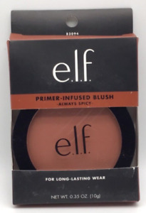 e.l.f. Primer-infused Blush ALWAYS SPICY 0.35 oz #83094 Damaged Box