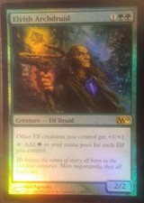Elf enchanted premium/foil vo-english elvish archdruid-mtg magic-m10