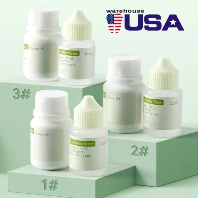 Kit de cemento de ionómero de vidrio dental resina para revestimiento y restaura - Image 1 of 4