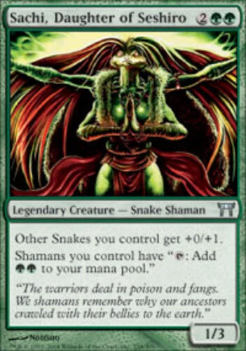 Japanese Sachi, Daughter of Seshiro ~ Near Mint Champions of Kamigawa Foreign St - Image 1 of 1