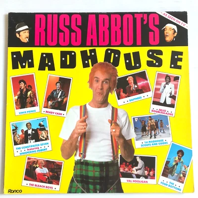 Russ Abbot's Madhouse Vinyl LP Album 1983 TV Series Soundtrack Comedy - Image 1 of 4