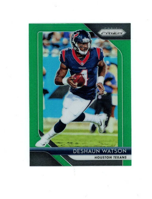 2018 Panini Prizm DeShaun Watson #120 Green Prizm Parallel 2nd Year