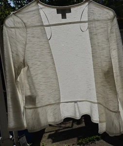 BCZ Elfenbein Rüschen Langarm JUNIOR MÄDCHEN Pullover Gr. XL - Bild 1 von 6