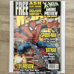 WIZARD THE COMIC MAGAZINE #64 1996 SPIDER-MAN COVER "DEATH OF THE CLONE" - Picture 1 of 11