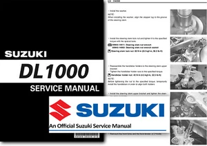 Suzuki DL1000 V-STROM Workshop Service Shop Manual DL 1000 2002 to 2012 VSTROM - Picture 1 of 2