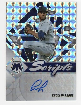 ENOLI PAREDES - 2022 Panini Mosaic Scripts Mosaic Prizm #SC-EP Auto - Image 1 of 2