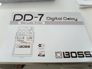 MANUALE ISTRUZIONI BOSS DD-7 DIGITAL DELAY IN ITALIANO 30 PAGINE - Imagen 1 de 1