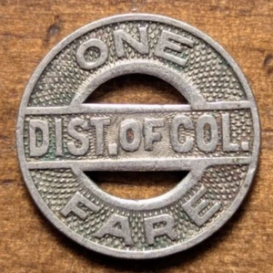 Washington, District Of Columbia D.C. Capital Transit One Fare Transit Token - Bild 1 von 4