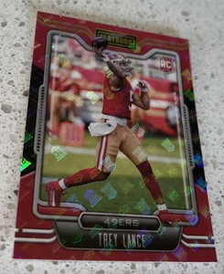 2021 Playbook Trey Lance RC Rookie Card Logo Shield Holo Case Hit #103 SSP Gem
