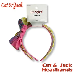 Shop Kids’ 3pk Bow Headbands Cat and Jack™ Pink/Yellow 195995292223 - Picture 1 of 8