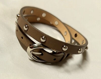 Esprit Rock Rio Shelly taupe Damenarmband Wickelarmband ESBR11335B380 Neu 59€ - Bild 1 von 4