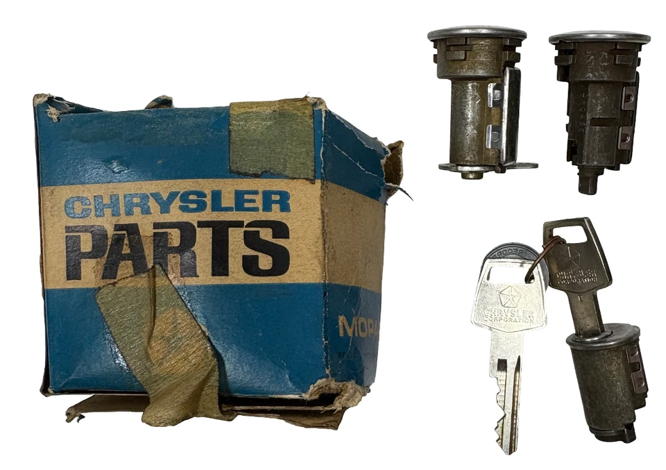 Nuevo juego de cerradura de encendido y puerta de stock antiguo para modelos de carrocería B 1967-68 Mopar #2862662 Foto 1 de 1