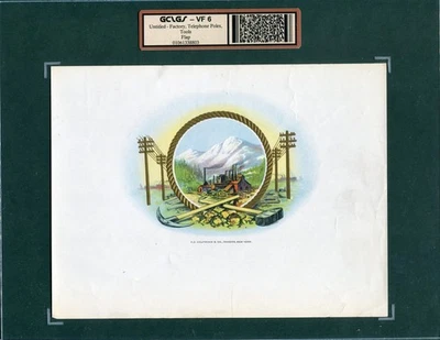 Etiqueta de cigarro antigua original DORADA (sin título) - FÁBRICA - POSTES DE TELÉFONO - HERRAMIENTAS Foto 1 de 2