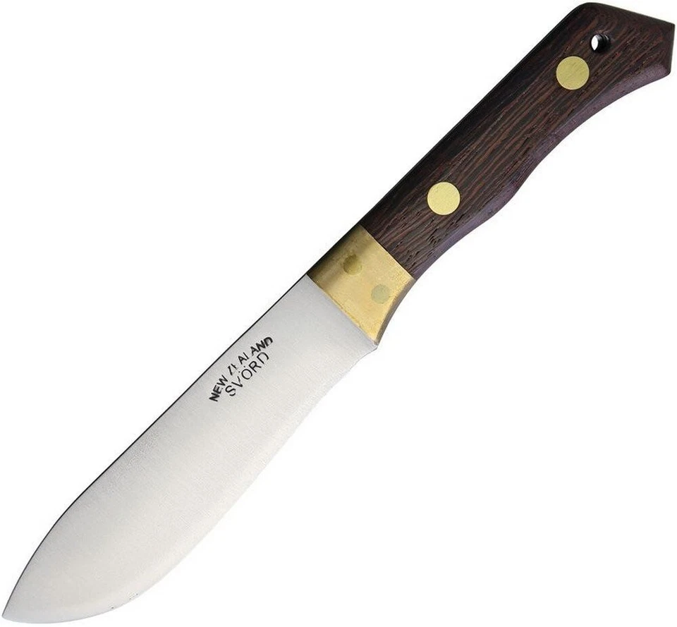 Cuchillo fijo Svord Utility Skinner acabado satinado hoja mango madera marrón - EE. UU. Foto 1 de 1