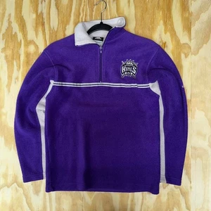 Vintage y2k sacramento kings fleece quarter zip 2000s jacket - Picture 1 of 4