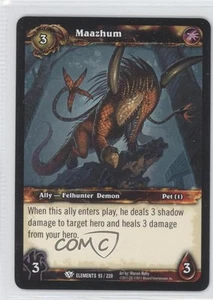 2010 World of Warcraft TCG: War of the Elements Maazhum #93 0b5 - Picture 1 of 3