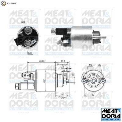 SOLENOID SWITCH STARTER 46298 FOR TOYOTA COROLLA/Liftback/Compact/SECCA YARIS - Image 1 of 4