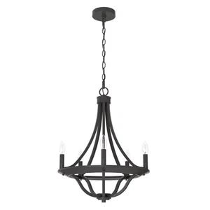 Noble Bronze Five Light Chandelier from the Perch Point Collection - Picture 1 of 1