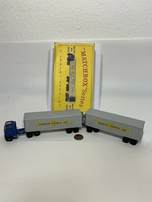 Vintage Matchbox Lesney M-9 Major Pack Inter-State Double Freighter Hendrickson - Image 1 of 4