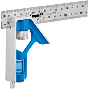 Empire 150mm True Blue Combination Square - Picture 1 of 4