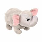 8''  Grey Elephant Bubble pet Soft Cuddly Stuff Animal Plush Toy 