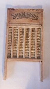 Vintage Shapleigh’s Laundry Wash Board