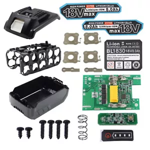 BL1830 10 Cell 21700 Lithium Battery PCB Board Housing Kit BL1845 For Makita New - Picture 1 of 9