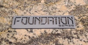 Tesla Cybertruck 3D Print Foundation Series Plaque in Silver - Bild 1 von 1
