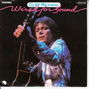 CLIFF RICHARD Wired For Sound PICTURE SLEEVE 7" 45 record NEW + juke box strip - Picture 1 of 3