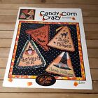Cross Stitch Pattern Leaflet Halloween Fall Candy Corn Crazy Witch Bats Bugs