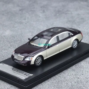 BN SH 1:64 Red Gold Maybach 62 Luxury Sedan Sports Model Diecast Metal Car - Picture 1 of 10