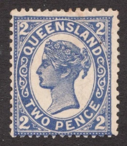 1868 Victoria, Australia Sc# 114, Two Pence QV. MNG Cv$9 - Picture 1 of 1