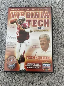 2004 Virginia Tech Hokies Football Highlights - Team United DVD Free Shipping! - Picture 1 of 3