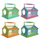 Critter Case Plastic Cage with Handle Easy to Observe for