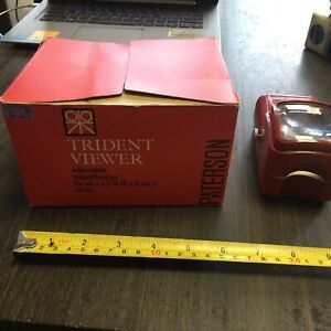 Paterson Trident Viewer for Photo Slides Blue with Box + 1 other