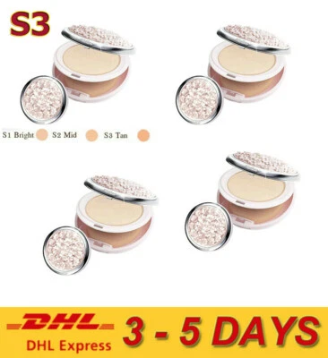 4x Mistine Flowers BB Powder Foundation Clear Oil Wrinkle Prevention SPF 25PA S3 - Image 1 of 4