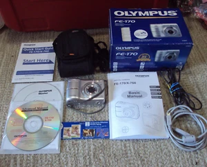 Olympus FE-170 Digital Camera 225815 6.0 megapixel 3x optical zoom AA Battery - Picture 1 of 8