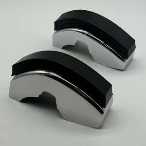 ++NEW++ Porsche 911 T E S 912 Front Bumper Guard Pair W/ Rubber Pad S TRIM - Picture 1 of 8