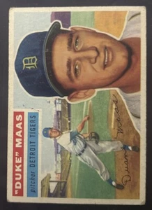 1956 Topps #57 GENE FREESE Very Good Surface Scratch Corner Wear - Picture 1 of 2