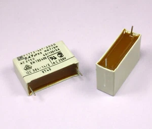 12pcs ERO MKT Metallized Polyester Box Film Capacitor 0.47uF 275VAC, Safety X2 - Picture 1 of 2