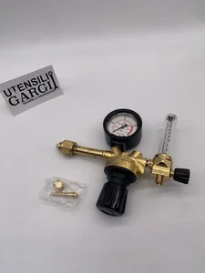 Reducer Of Pressure CO2 With Flow Meter For Welding Mig/Mag / Tig - Oxyturbo - Picture 1 of 3