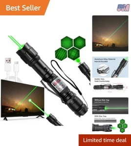 Rechargeable Aluminum LED Flashlight Long Distance Tactical Light for Outdoors - Picture 1 of 8