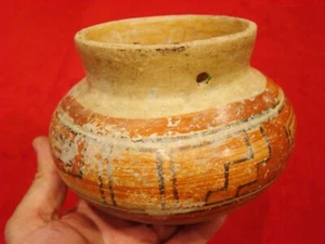 Tazón policromado de cultivo maya/gran Cocle excavado aprox. 300-700 AD. Sin reparaciones - Imagen 1 de 4